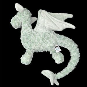 Jellycat Drake Dragon Sage Green Plush Stuffed Animal-Retired
